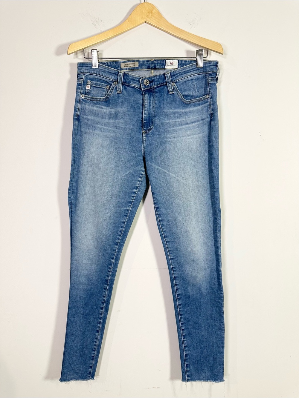 AG Adriano Goldschmied The Middi Ankle Mid Rise Legging Skinny Jeans